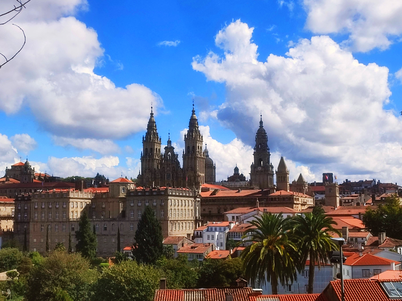 Vista Santiago de Compostela